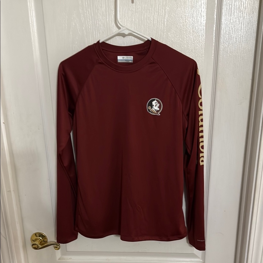 Columbia Maroon Long Sleeve Jersey: EXCELLENT CONDITION